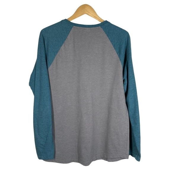 Volcom Color Block Long Sleeve Henley Shirt L - Picture 7 of 7